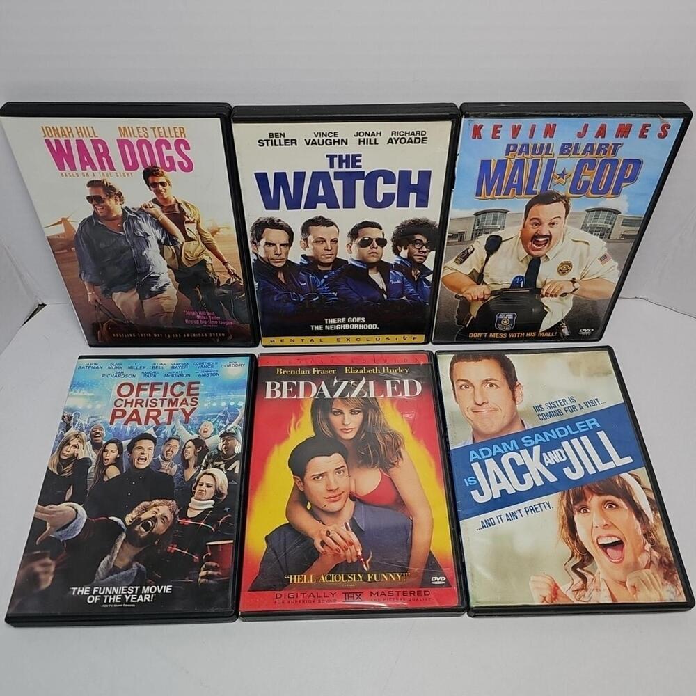Lot of 6 DVDs Movies Family Comedy